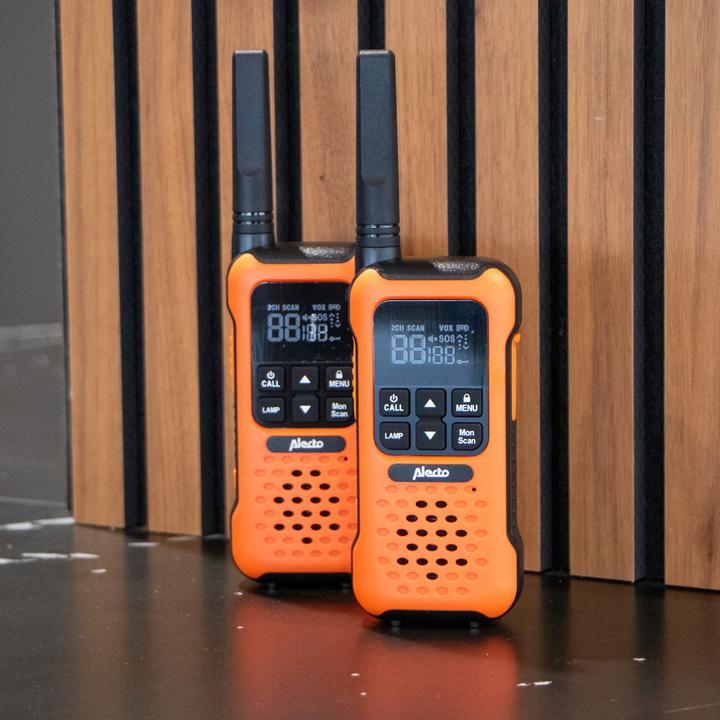 Actual product image Alecto walkie talkie (10 km)