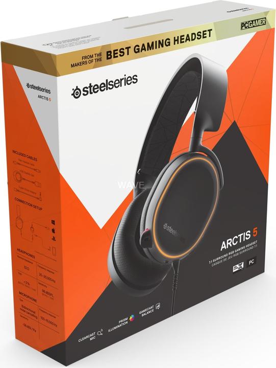 Image du produit SteelSeries Arctis 5 (RGB) (Filaire)