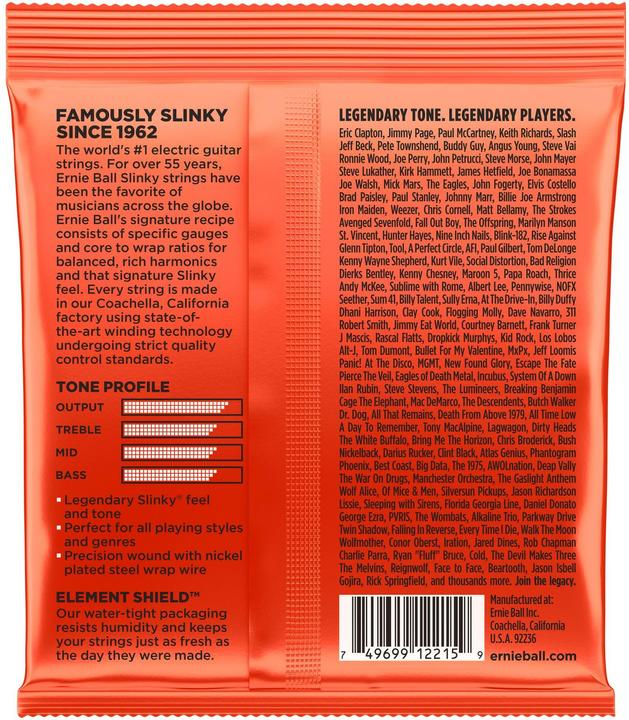 Produktbild Ernie Ball Skinny Top Heavy Bottom Slinky (6 x, E-Gitarre, 0.05")