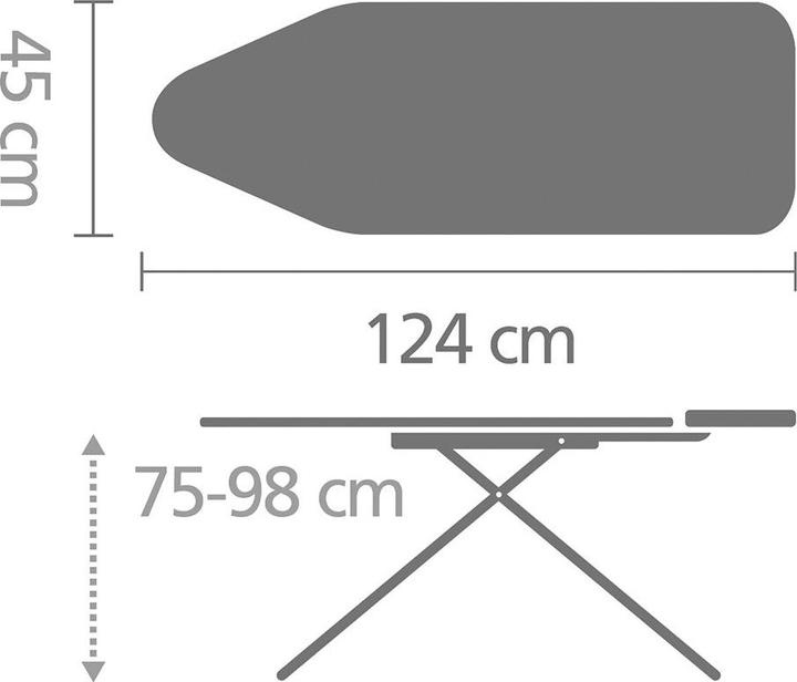Immagine prodotto Brabantia Fiore di cotone massiccio (124 x 45 cm)