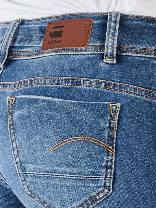 Produktbild G-Star Midge Zip Mid Straight Jeans medium indigo aged (W31/L36)