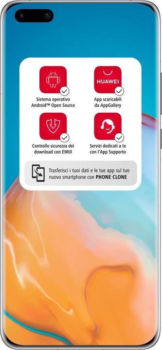 Immagine prodotto Huawei P40 Pro (256 GB, Nero, 6.58", Doppia SIM ibrida + eSIM, 50 Mpx, 5G)