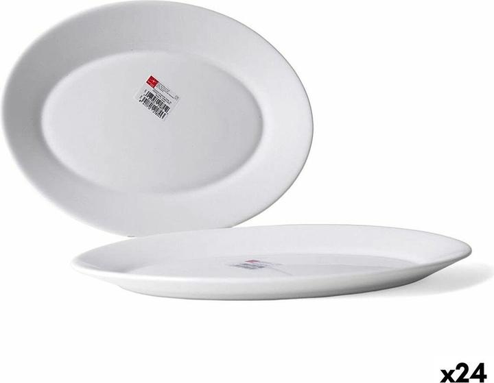 Produktbild Bormioli Rocco Kochschüssel Toledo Glas Oval 30 x 21 x 2,7 cm (24 Stück) (24 x)