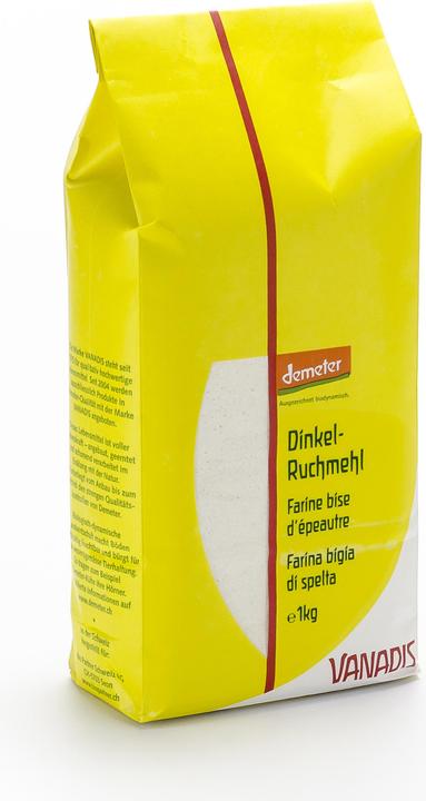 Actual product image Vanadis Spelt smoked flour Demeter (1000 g)