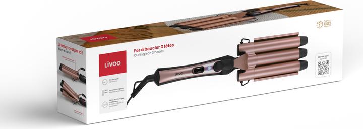 Actual product image Livoo Curling iron 3 heads (22 mm)