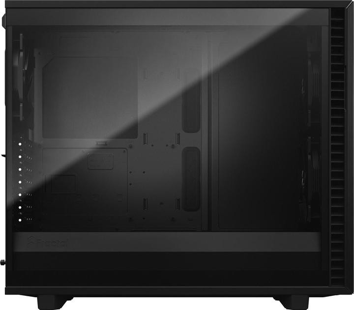 Actual product image Fractal Define 7 Black TG (mATX, Mini-ITX, ATX, E-ATX)