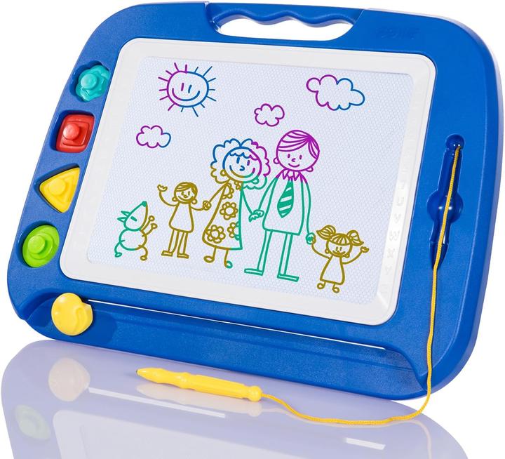 Activity Board Grosse Magnetische Maltafel Zaubertafel, 42x32cm Zeichentafel Zaubermaltafel Malbrett mit 4 Form