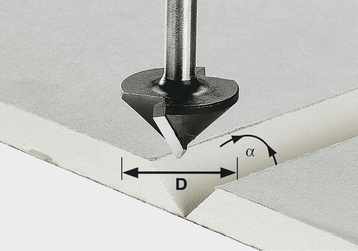 Actual product image Festool Plasterboard cutter, HM-tipped shank-ø 8