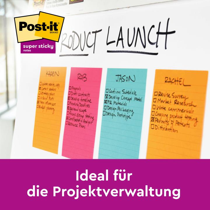 Image du produit Post-it Super Sticky (152 x 101 mm)