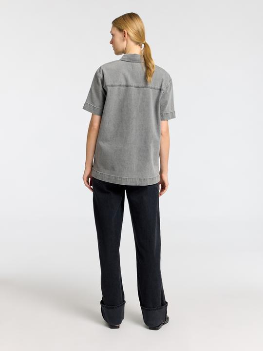 Actual product image Selected Femme Oversized denim shirt (40)