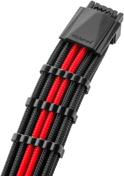 Produktbild CableMod Pro ModMesh 12VHPWR Cable Extension Kit - schwarz/rot