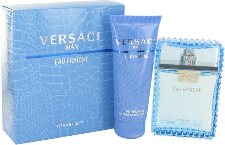 Image du produit Versace Man by Gift Set -- 3.3 oz Eau de Toilette Vaporisateur (Eau Frachie) + 3.3 oz Gel Douche (Set parfum)