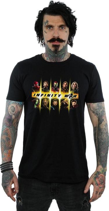 Image du produit Mens Avengers Infinity War Team Lineup T-Shirt (S)