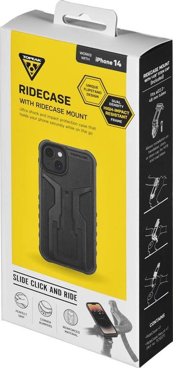 Produktbild Topeak Telefon RideCase iPhone 14. Schwarz/Grau (Apple iPhone 14)