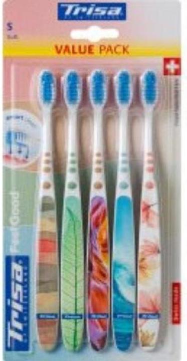 Trisa Feelgood Zahnbürste soft 5 Stk (Weich, 5 x)