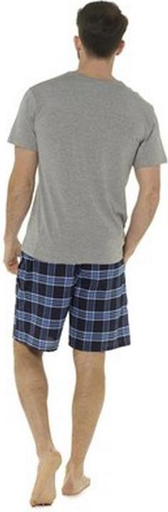 Produktbild Foxbury Mens Jersey Checked Short Lounge Set (XXL)