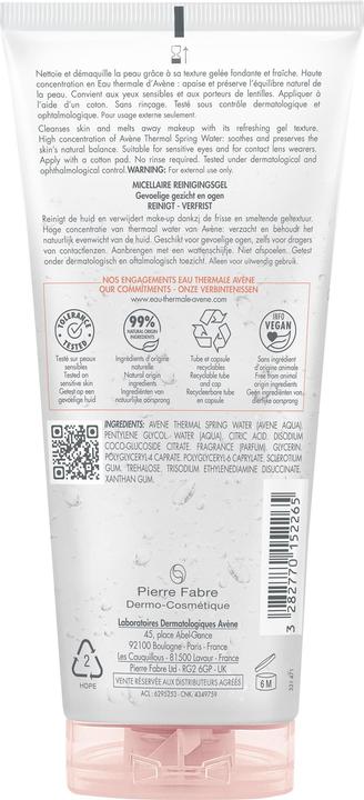 Immagine prodotto Avène Gelato micellare démaquillante (Struccante, 200 ml)