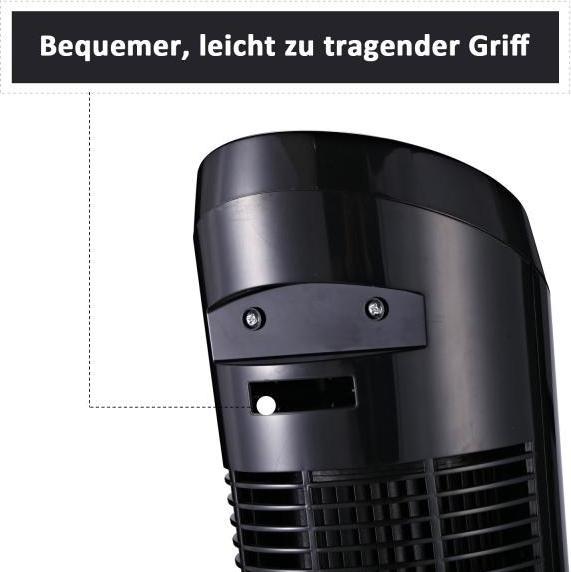 Actual product image Homcom Tower fan with 3 ventilation levels