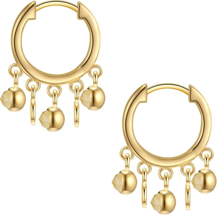 Produktbild Glanzstücke München Damen Sterling Silber Mondstein gelbgold - 28677 (Sterling Silber)