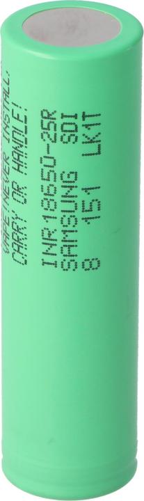 Immagine prodotto Samsung Batteria INR18650 25R, non protetta (18650, 2500 mAh)