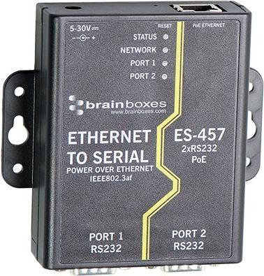 Immagine prodotto Brainboxes 2 porte RS232 PoE (RJ45 (1x))