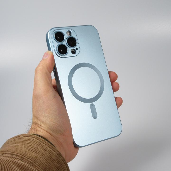 Produktbild PhoneLook Hülle Gummi weich mit Kameraschutzglas MagSafe (Apple iPhone 14 Pro Max)
