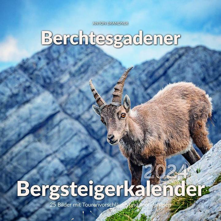 Actual product image Berchtesgaden Mountaineering Calendar 2024 (Hardcover, German)