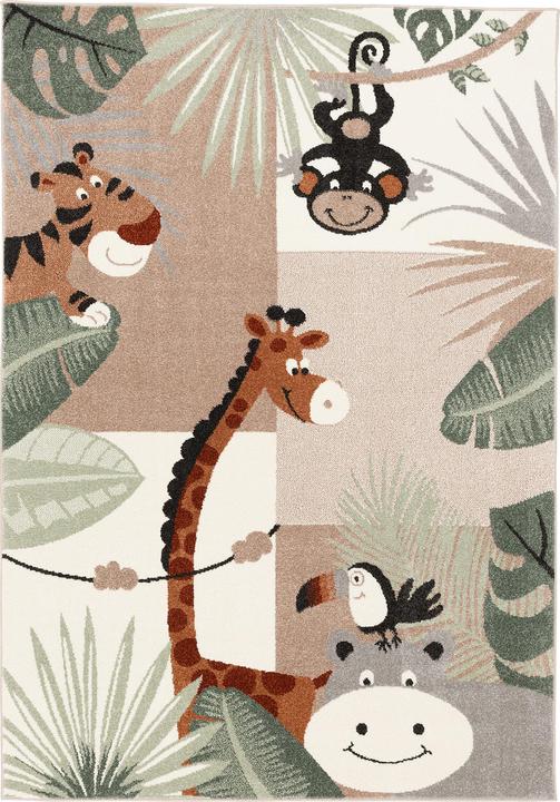 Image du produit Pergamon Kinder Teppich Softstar Kids Tierwelt (120 x 170 cm)