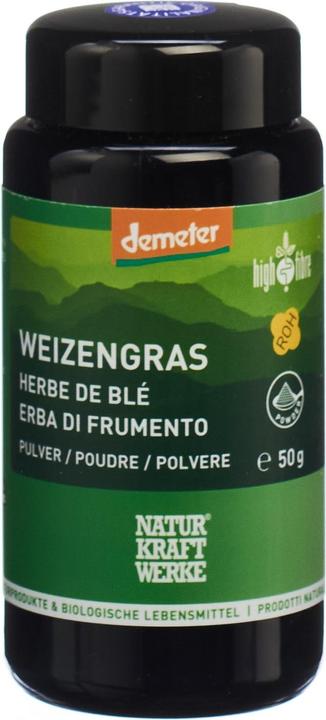 Actual product image NaturKraftWerke Wheatgrass powder Demeter (1 Piece, Powder, 50 g)