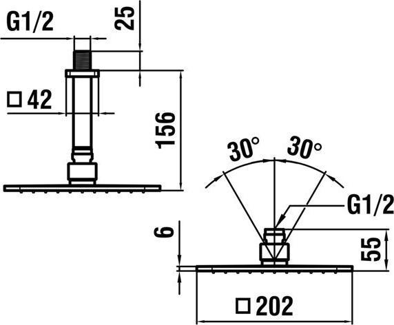 Image du produit Laufen HF960107100001 (8.50 l/min)