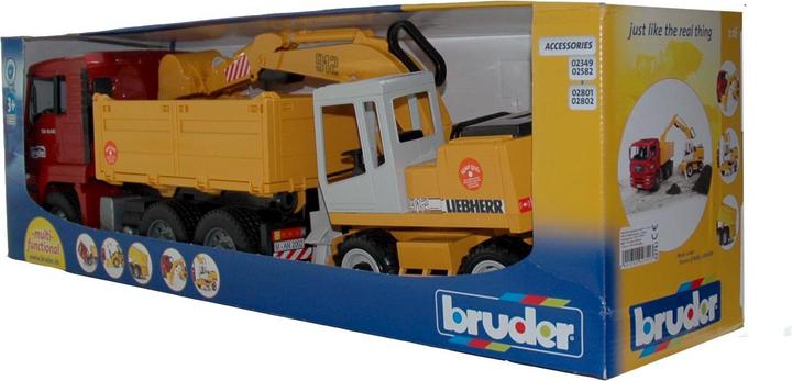 Image du produit Bruder Camion à benne basculante avec pelleteuse