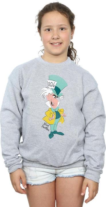 Image du produit Disney Sweatshirt classique Mad Hatter pour filles Alice In Wonderland (152, 158)