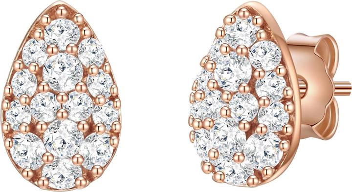 Produktbild Glanzstücke München Damen Tropfen Sterling Silber Zirkonia roségold - 31980 (Sterling Silber)