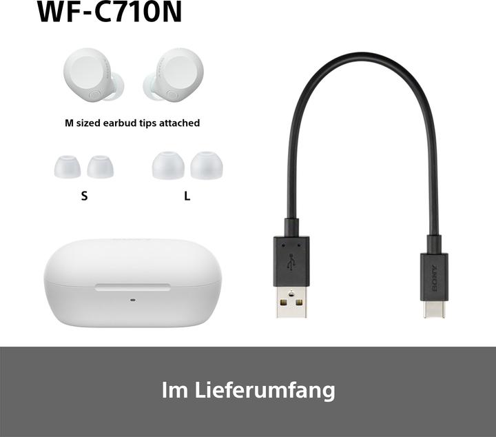 Produktbild Sony WF-C710N (NC, 8.50 h, Kabellos)