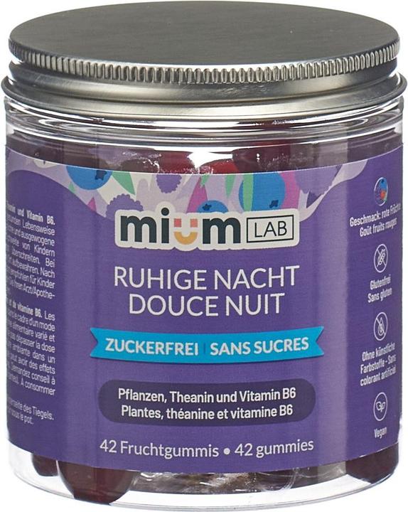 Mium Lab Vitamingummis Ruhige Nacht (42 Stück, Gummies, 140 g)