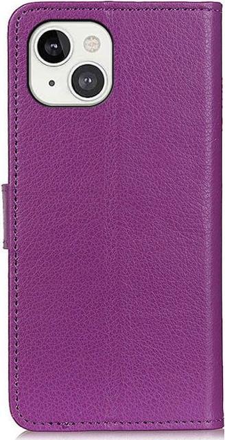 Produktbild MU Classic Litchi Leder Bookcover Series (Apple iPhone 13)