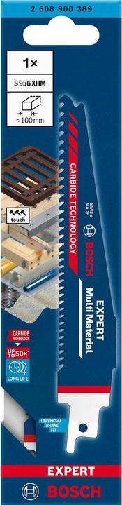 Productafbeelding Bosch Professional Zubehör Expert 'Multi Material' 956 XHM reciprozaagblad, 1 stuk