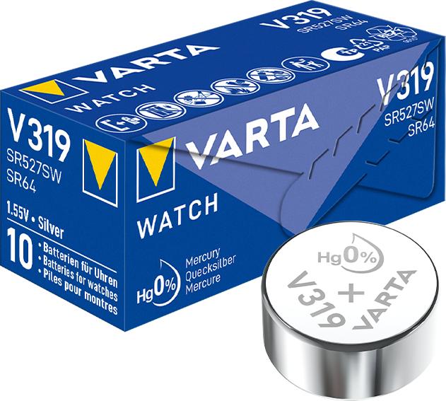 Image du produit Varta Voir V319 (10 pcs, SR64, 21 mAh)