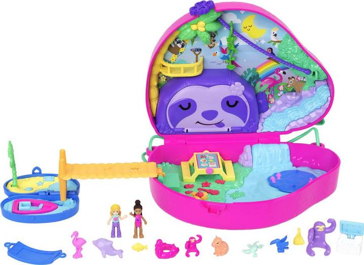 Image du produit Polly Pocket Sloth Family 2-in-1 Purse Compact