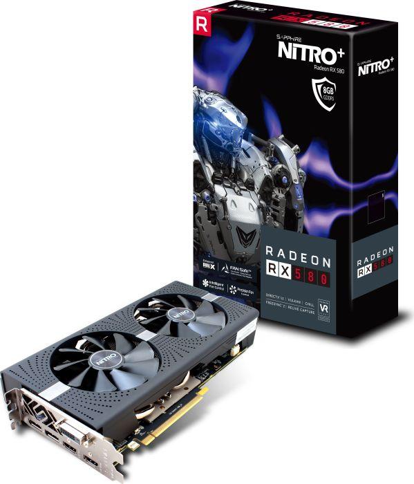 Actual product image Sapphire Nitro+ Radeon RX580 (8 GB)