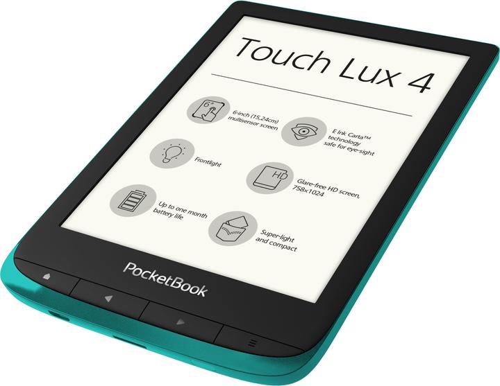 Produktbild PocketBook Touch Lux 4 (6", 8 GB, Emerald)
