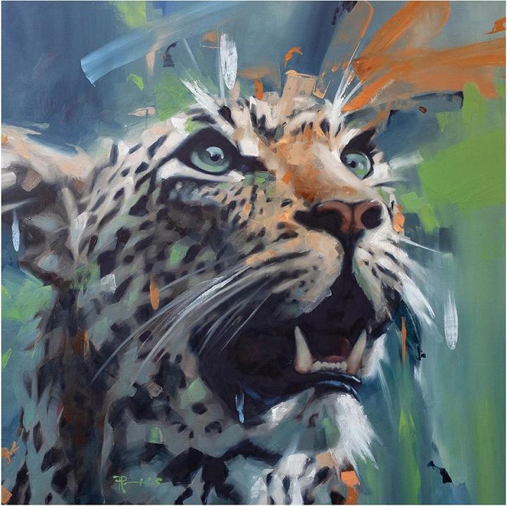 Actual product image Frank Pretorius Leopard pattern (40 x 40 cm)