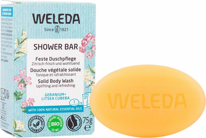 Weleda Shower Bar Geranium + Litsea Cubera