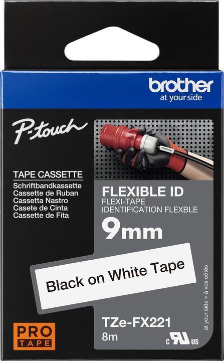 Produktbild Brother Tze-Fx221 (0.90 cm, Schwarz)