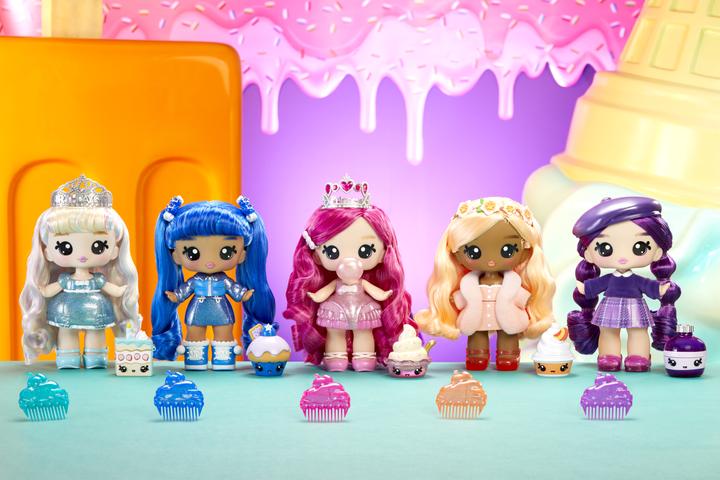 Actual product image MGA Yummiland big doll + lip gloss animal - Bianca Bubblegum