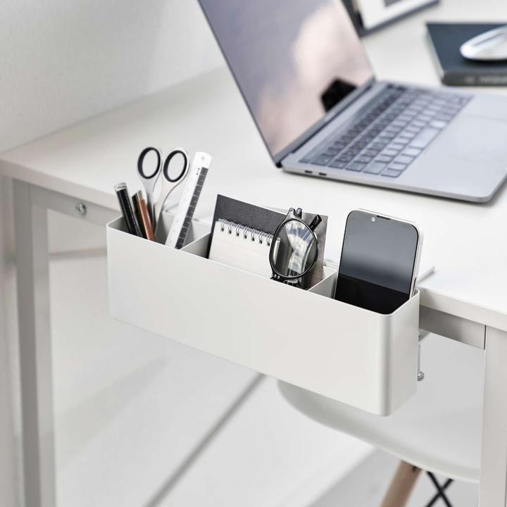 Actual product image Yamazaki Schmaler Tisch-Klemm-Korb TOWER