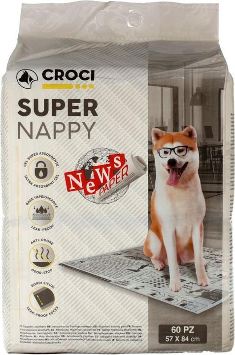 Produktbild Croci hundematte super nappy newspaper (x60) (Hund)