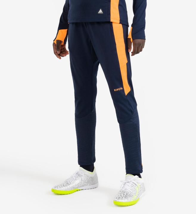 Immagine prodotto Kipsta Pantaloni da allenamento da calcio per bambini - CLR arancione/blu scuro (8, 9, 10)