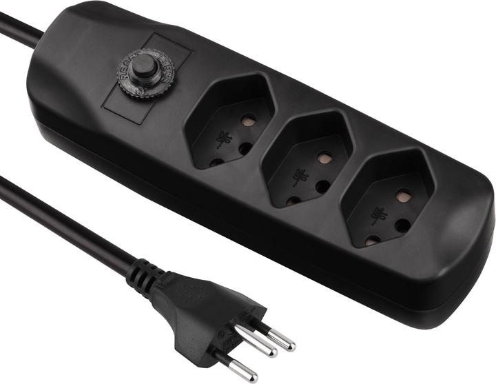 Image du produit Furber bornier d'alimentation 3xT13, noir (3 x, Type 13, 1.50 m)