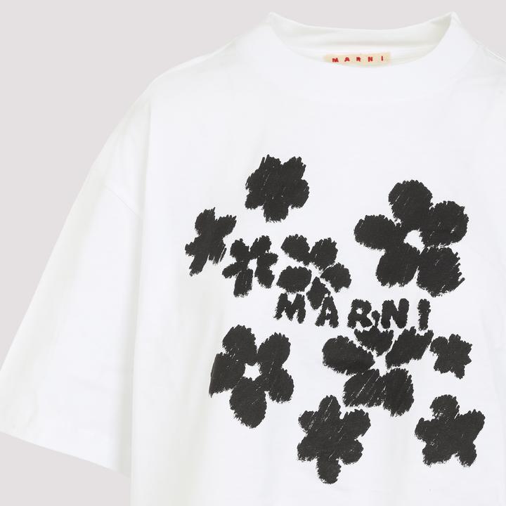 Produktbild Marni cotton t-shirt with flower print (40)